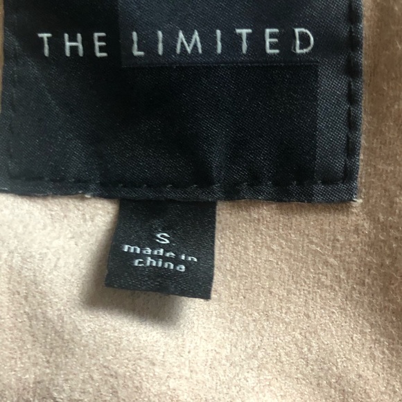 The Limited Faux Suede Open Front Jacket - Picture 4 of 4